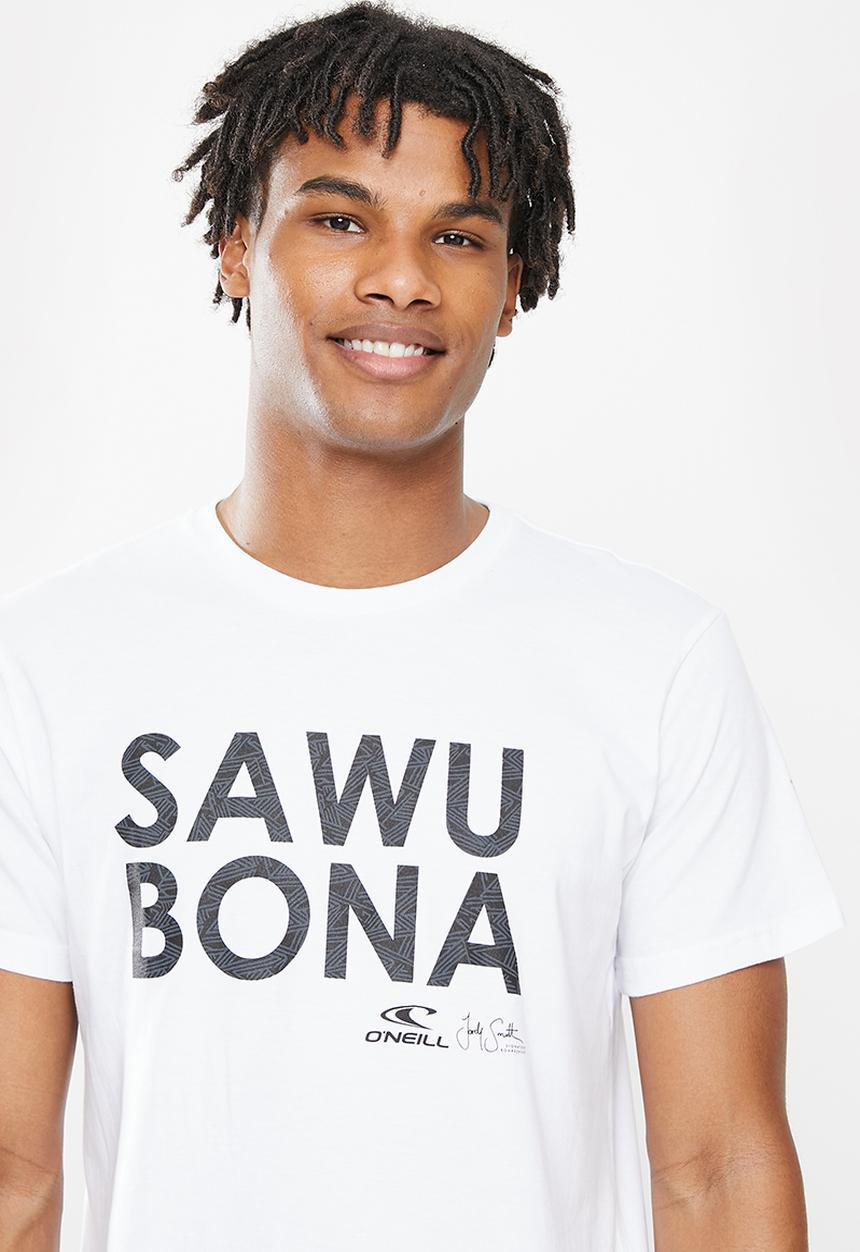 O'Neill - Sawubona short sleeve tee - white