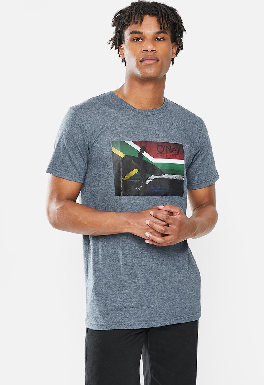 O'Neill - Flag slash short sleeve tee  - navy 