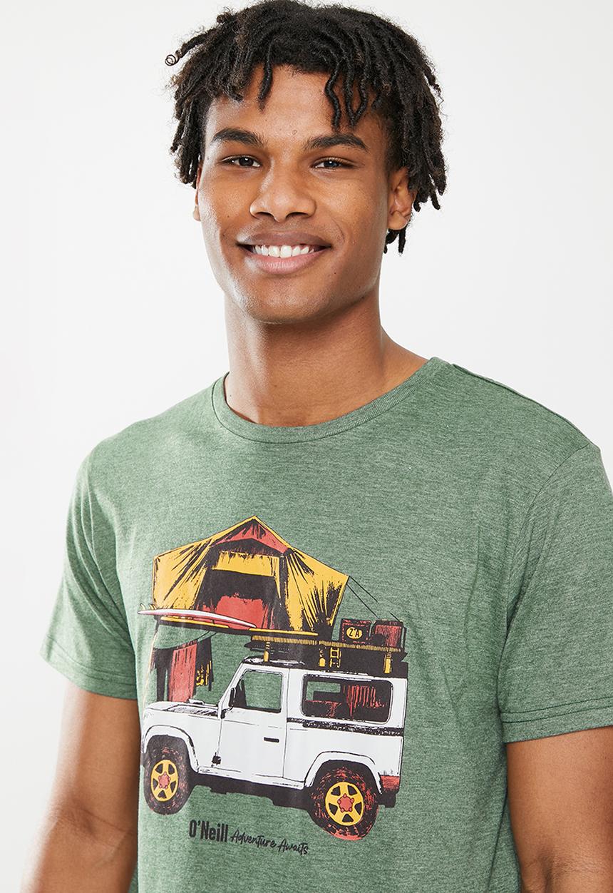 O'Neill - Roof camping short sleeve tee - green 