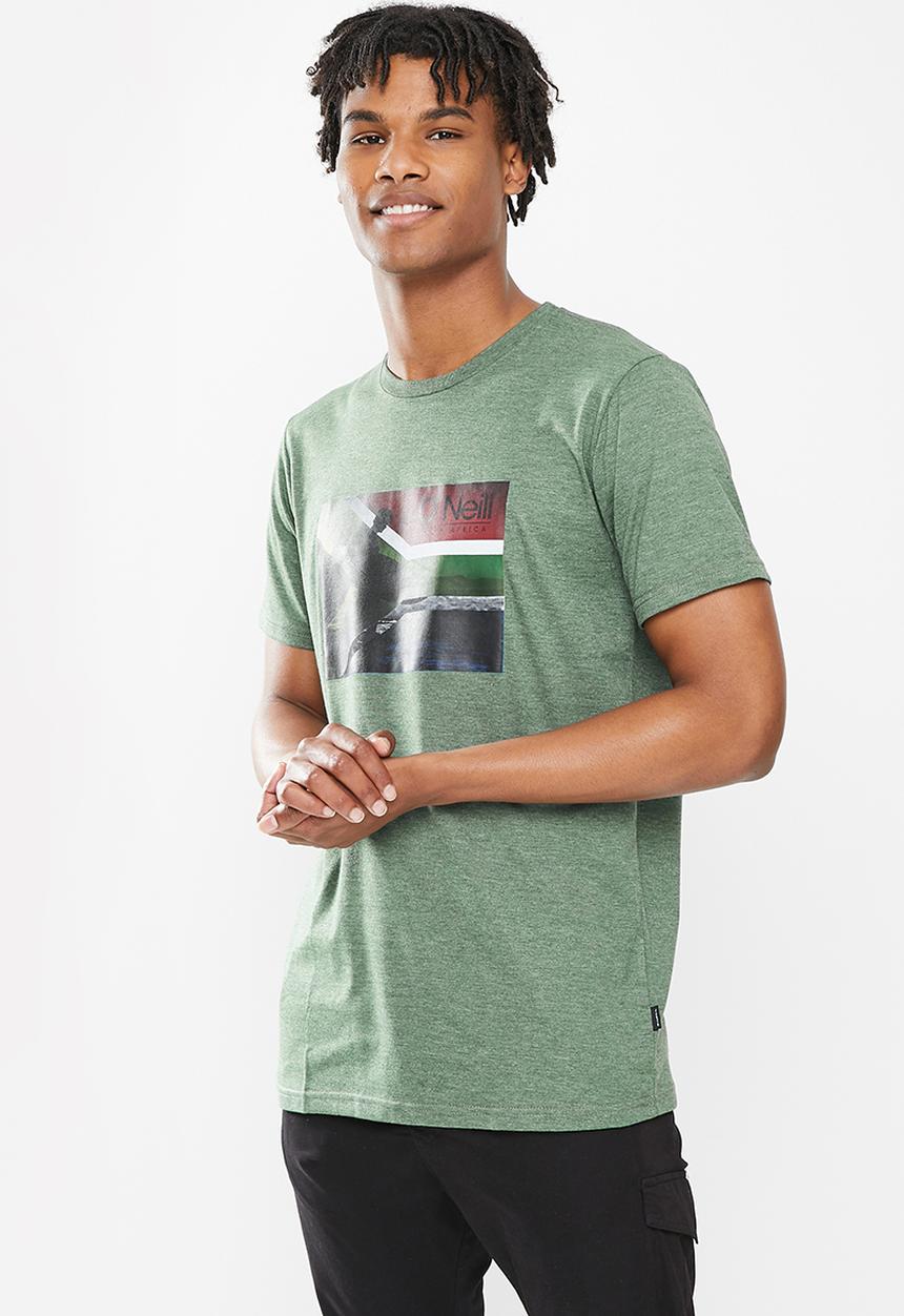 O'Neill - Flag slash short sleeve tee - green 