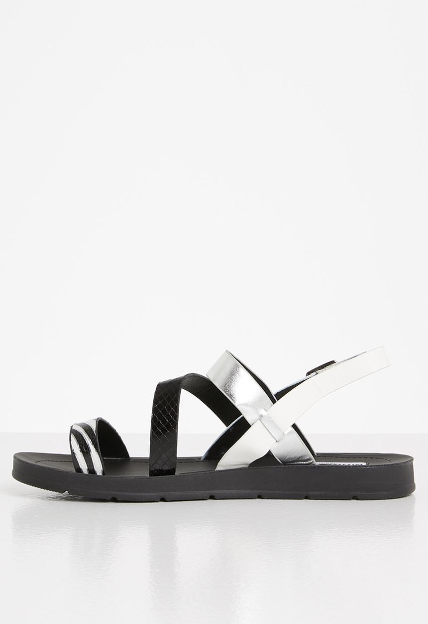 Madison® - Cashe slingback sandal - black & white 