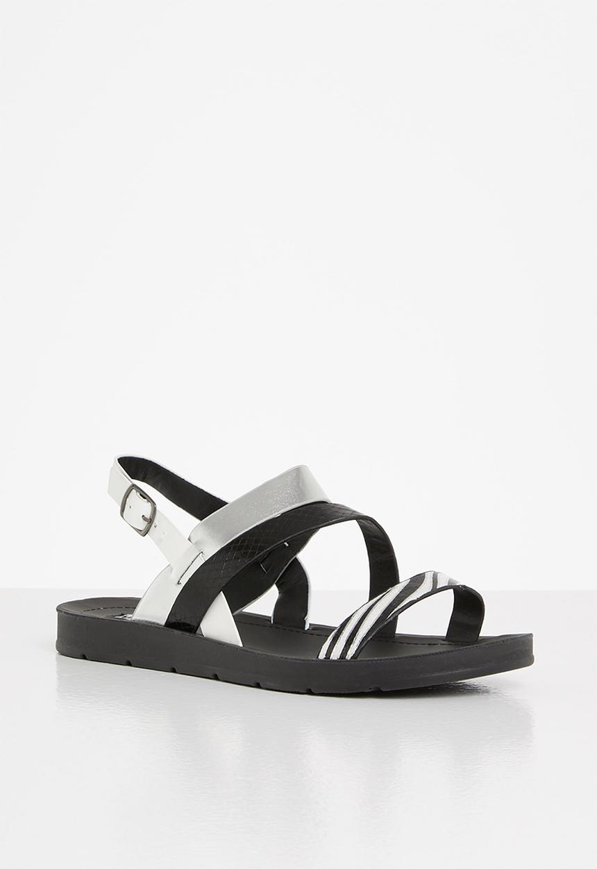 Madison® - Cashe slingback sandal - black & white 
