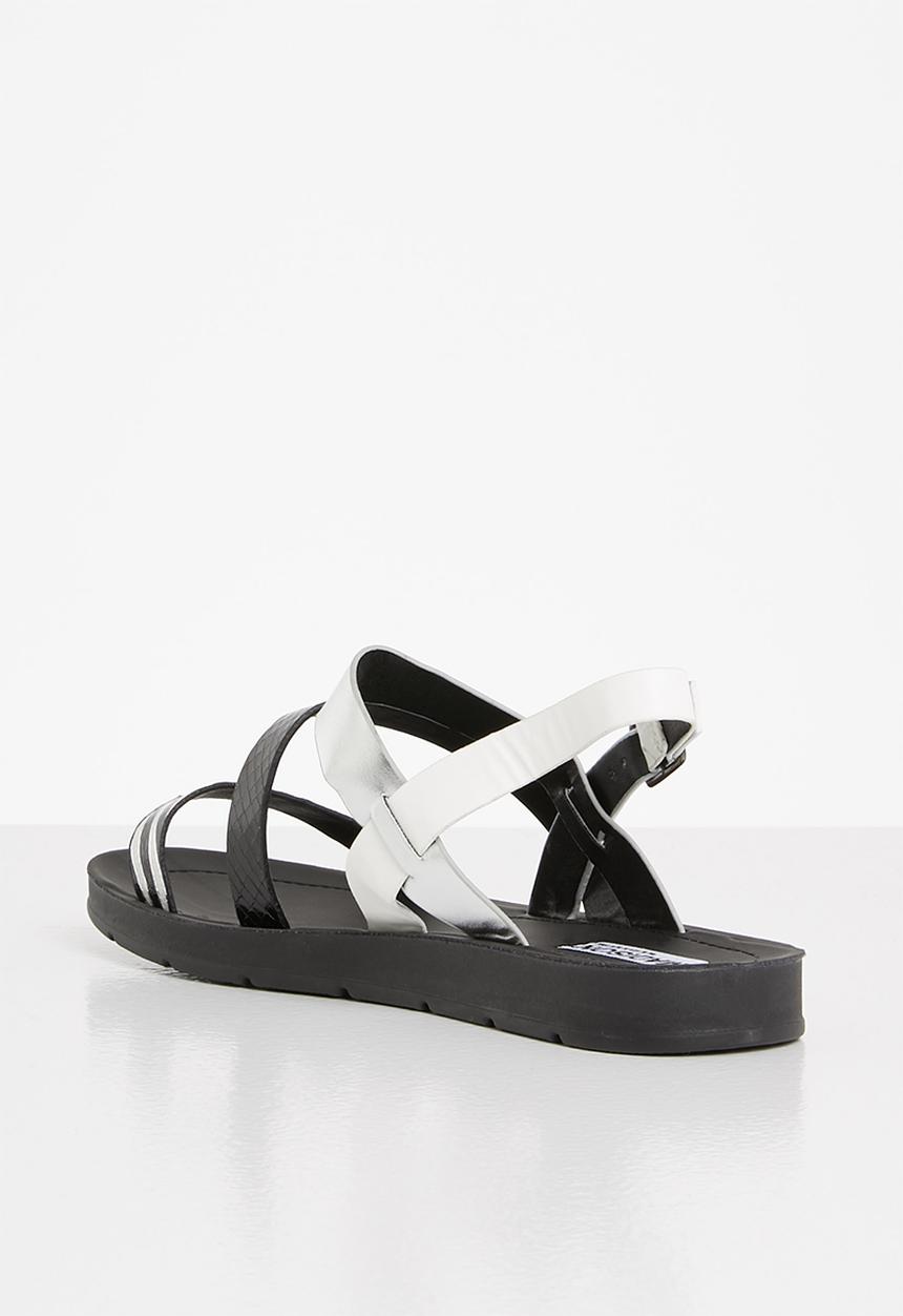 Madison® - Cashe slingback sandal - black & white 