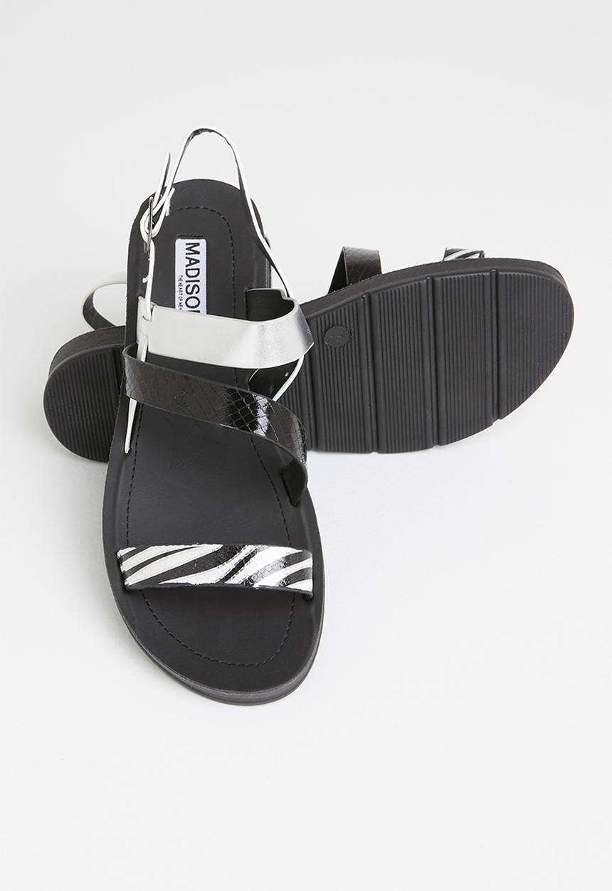 Madison® - Cashe slingback sandal - black & white 