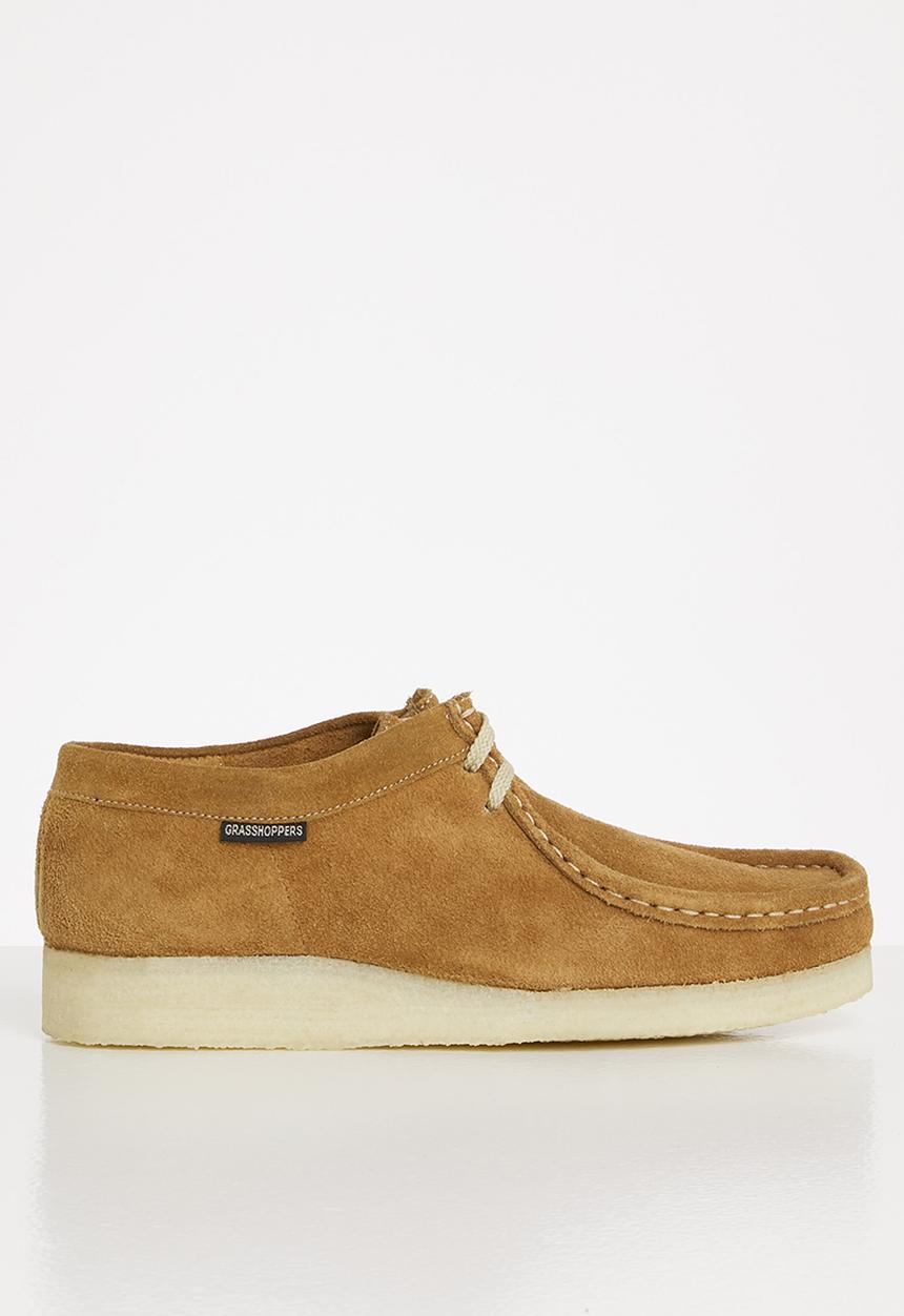 Grasshoppers - Dax origin suede moccasin - cider