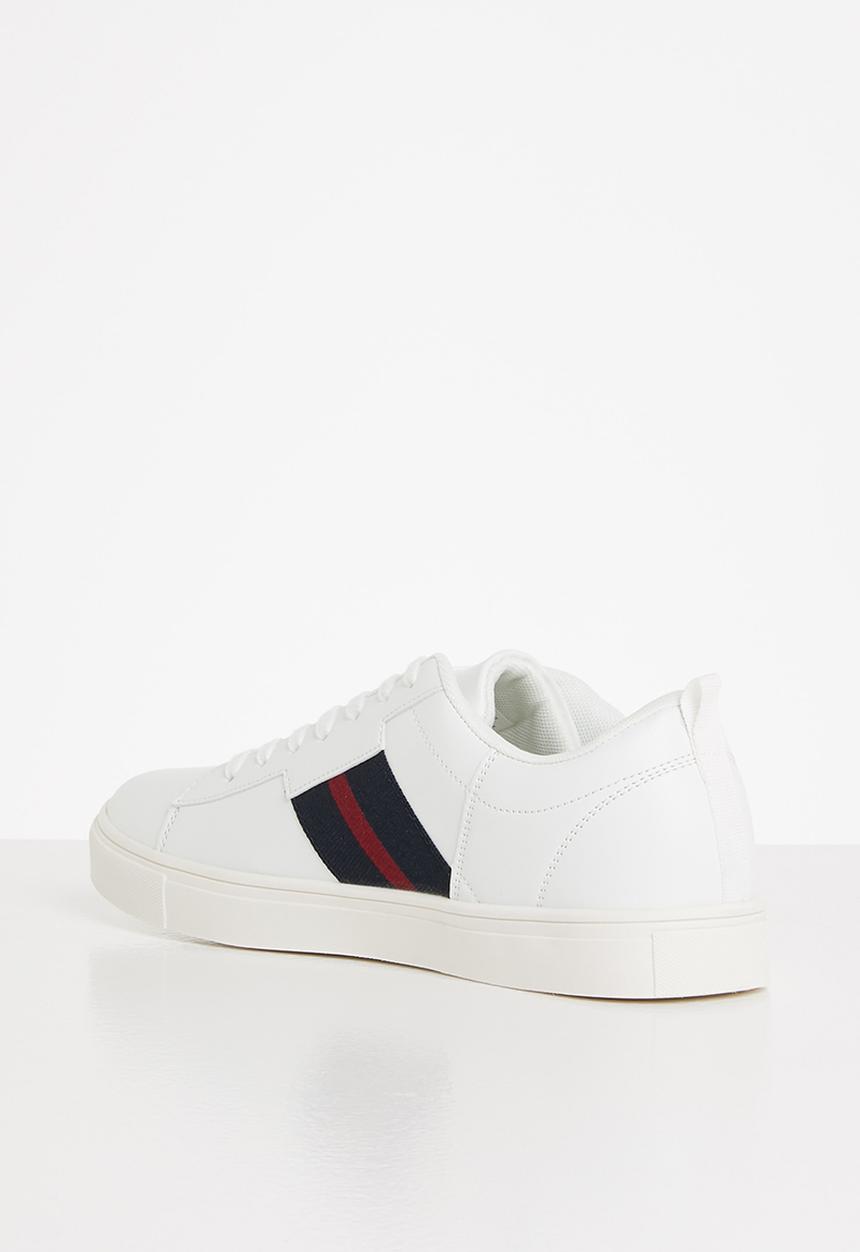 POLO - Ian side flash sneaker - white