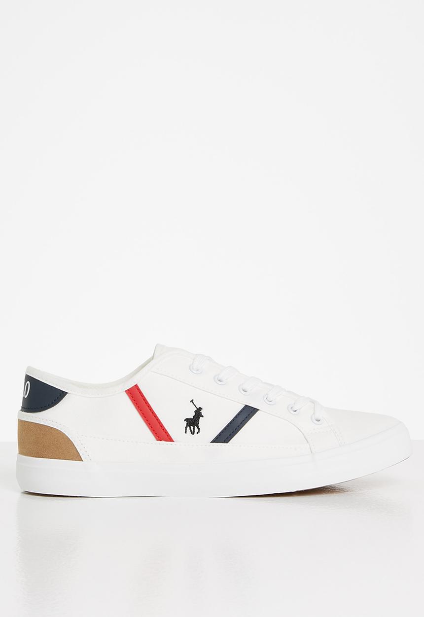 POLO - Isaac multi canvas sneaker - white