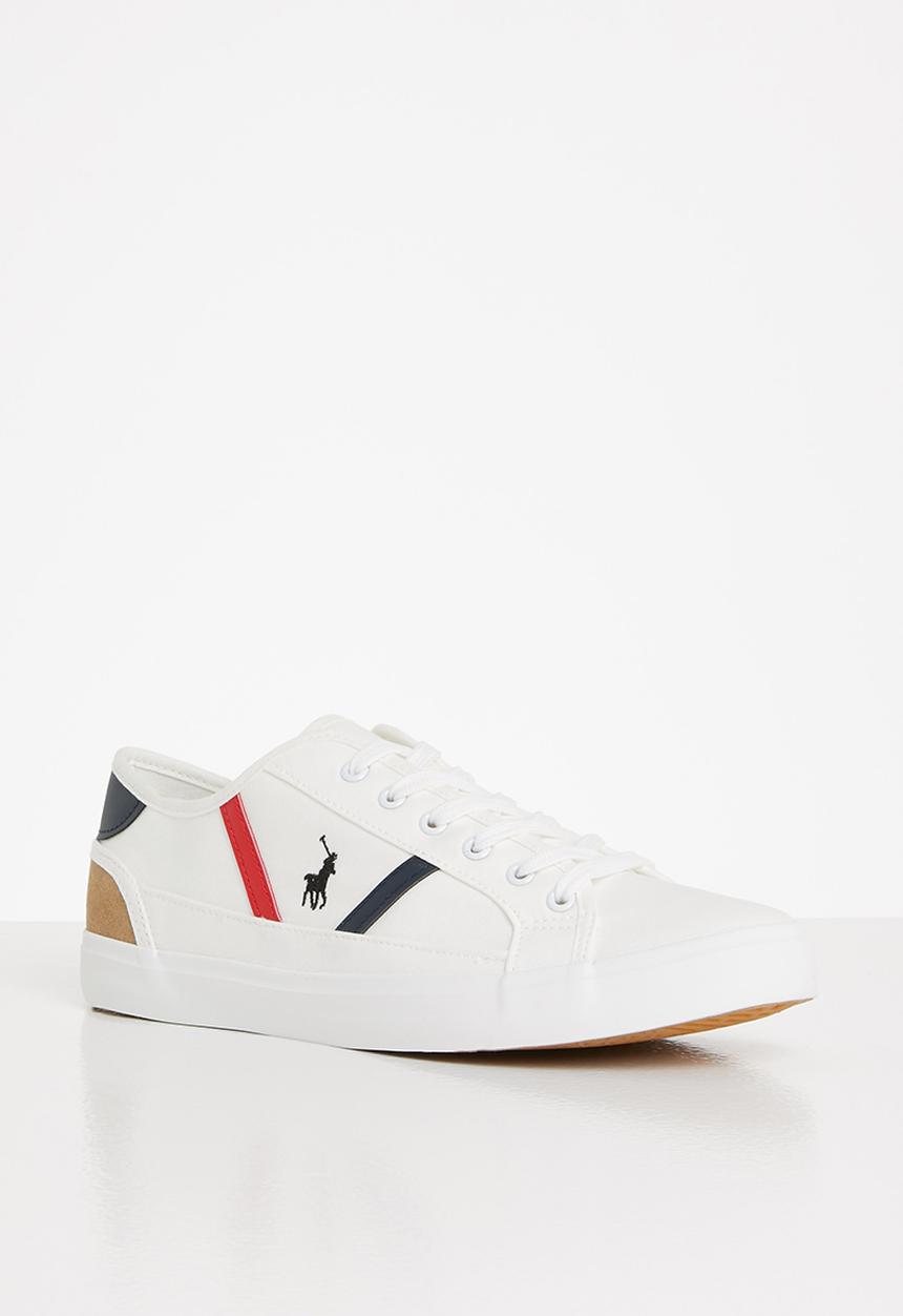 POLO - Isaac multi canvas sneaker - white
