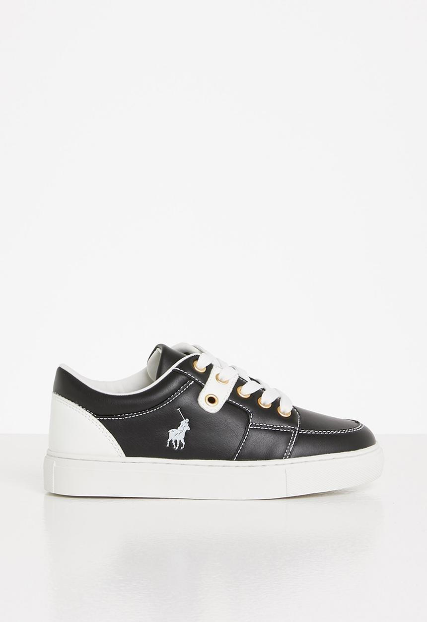POLO - Boys brian contrast sneaker - black & white 