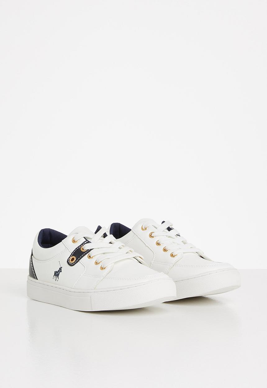 POLO - Boys brian contrast sneaker - white