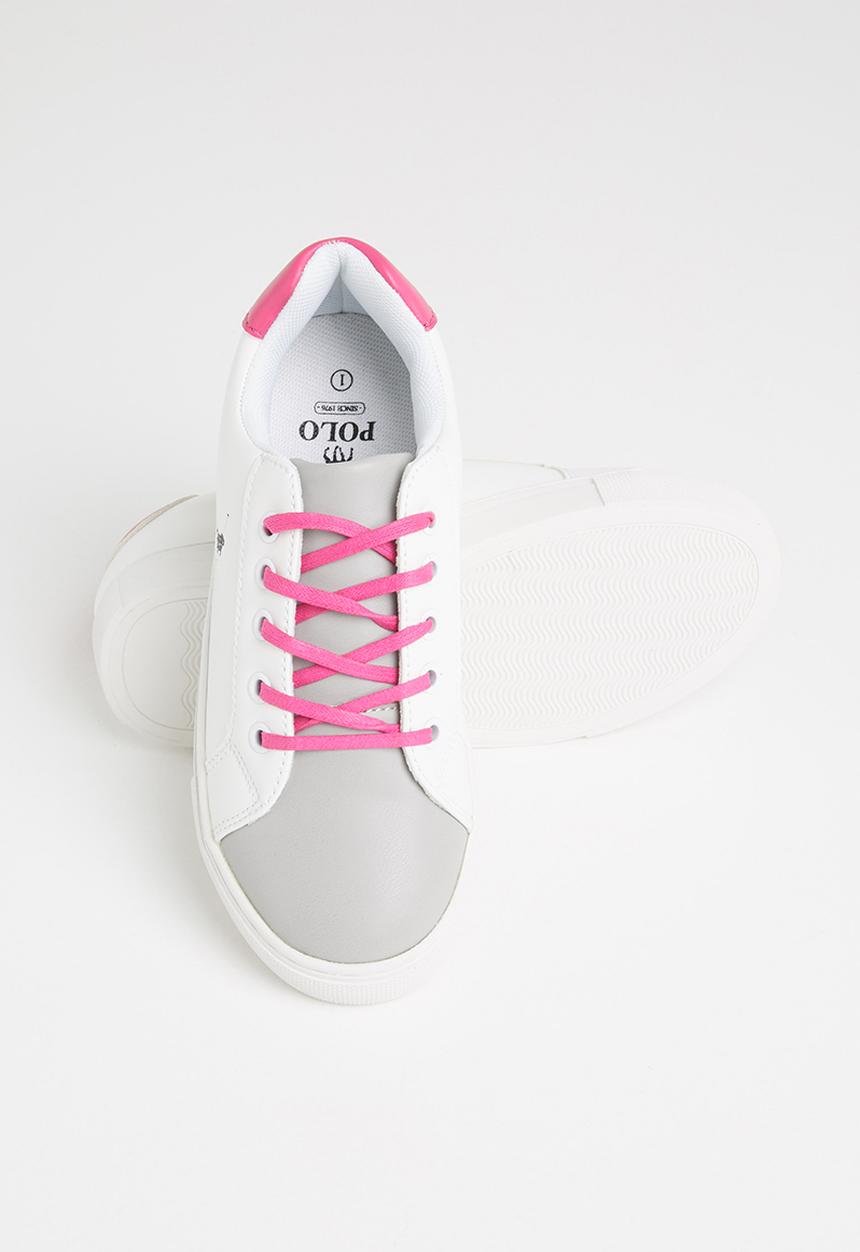 POLO - Girls dee contrast sneaker - white 