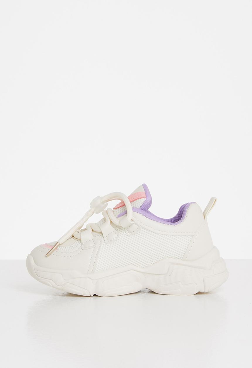 Pop Candy - Girls chunky sneaker - white & pink