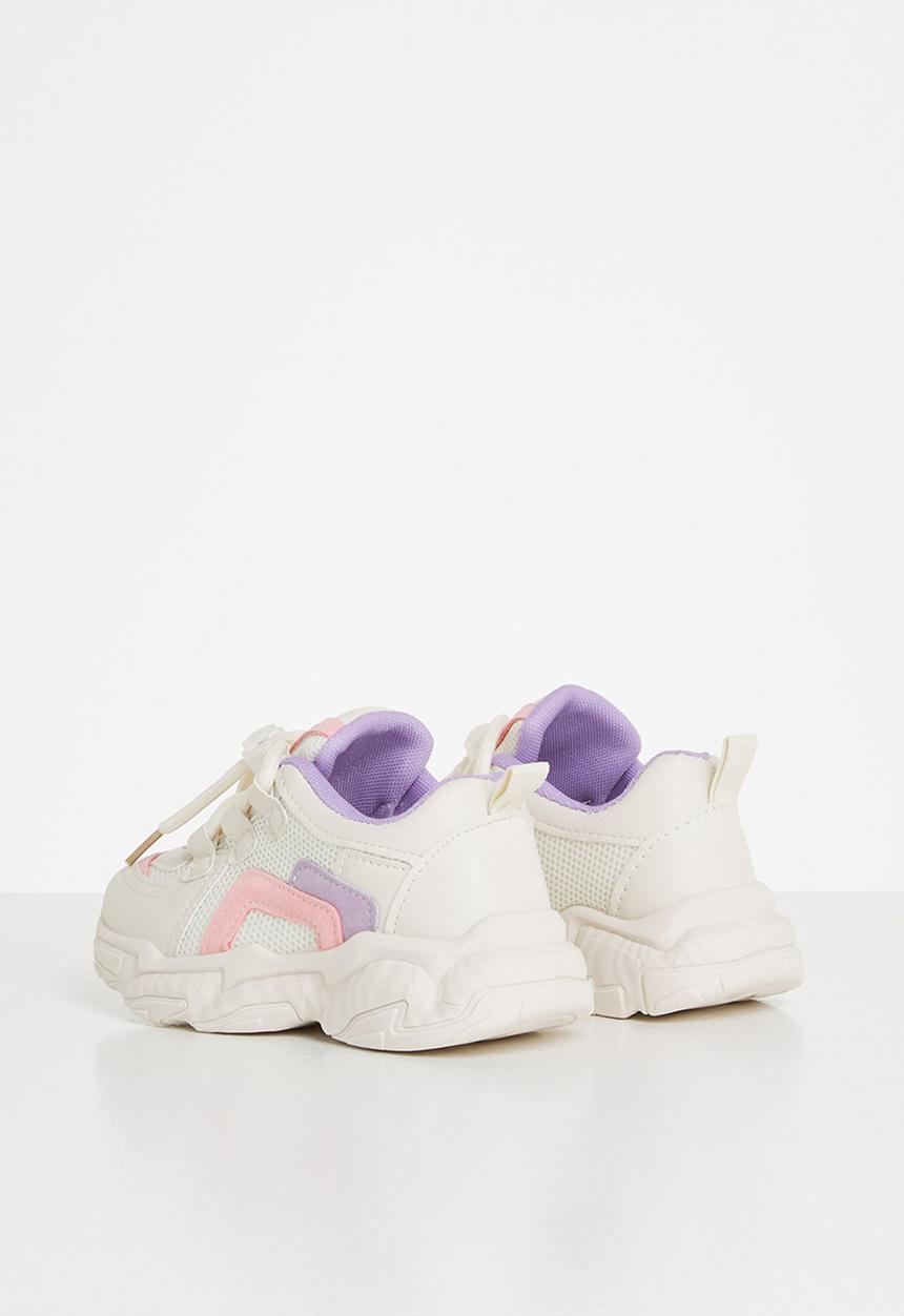 Pop Candy - Girls chunky sneaker - white & pink