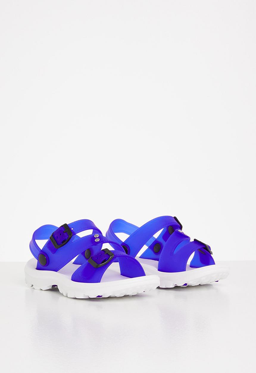 Pop Candy - Boys buckle sandal - blue & white 