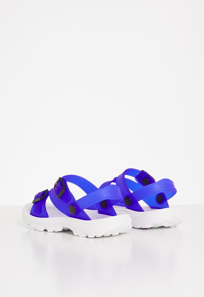Pop Candy - Boys buckle sandal - blue & white 
