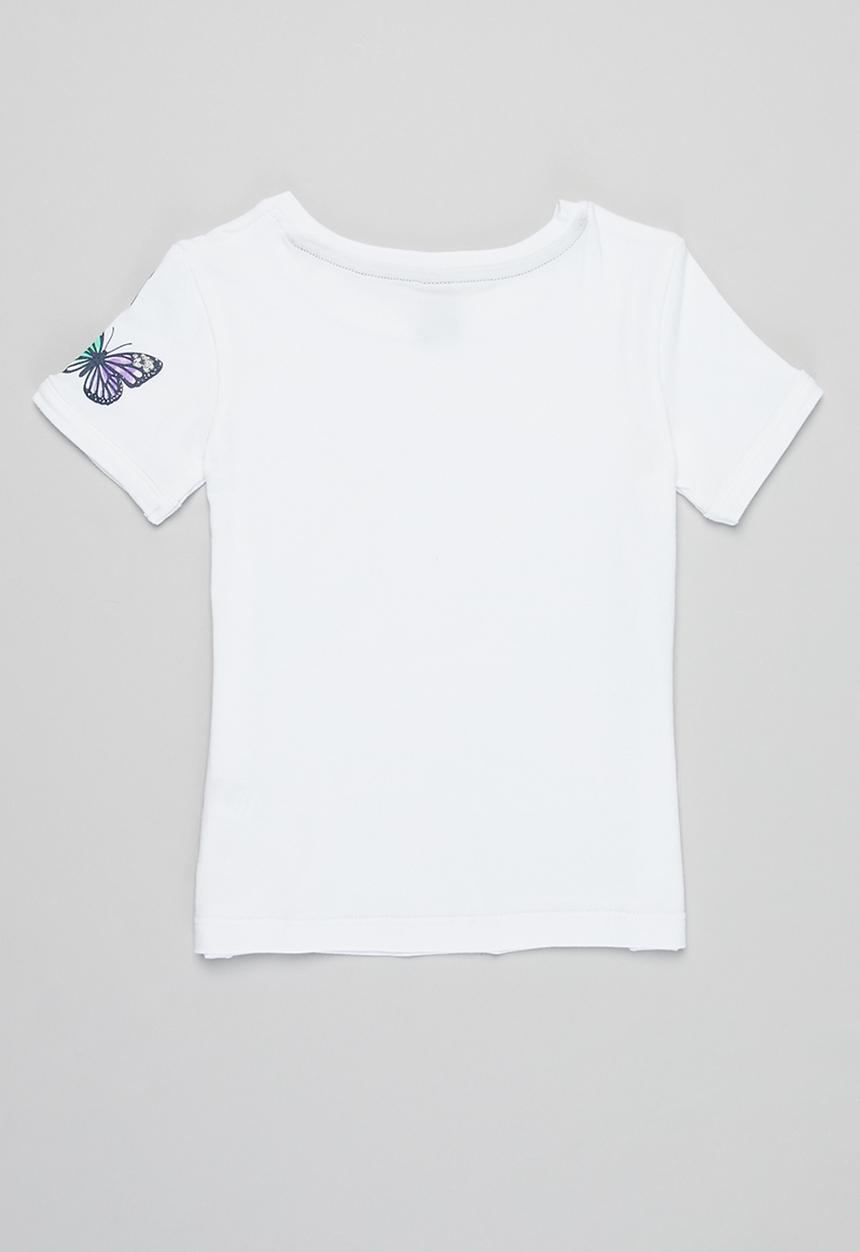 LAB - Girls graphic tee - white
