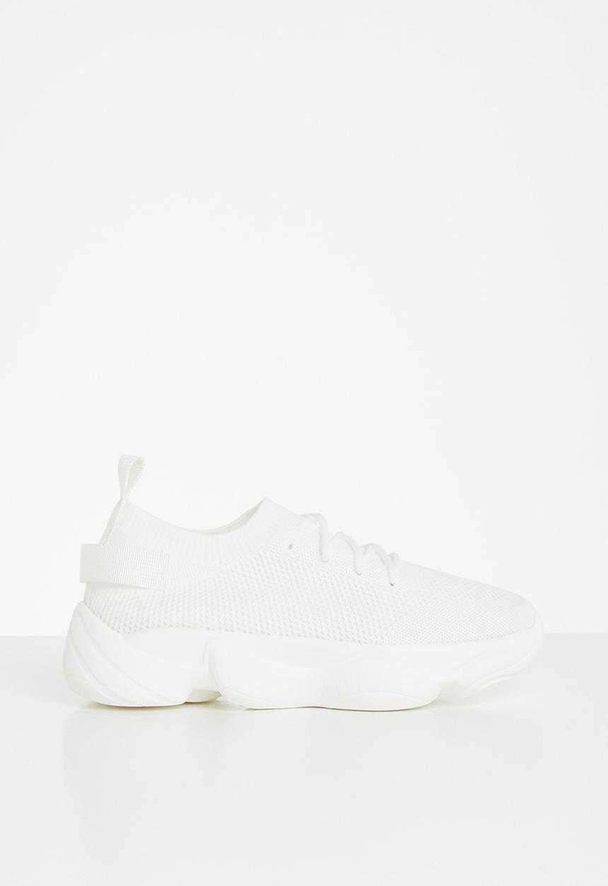 Rebel Republic - Girls sock sneaker - white