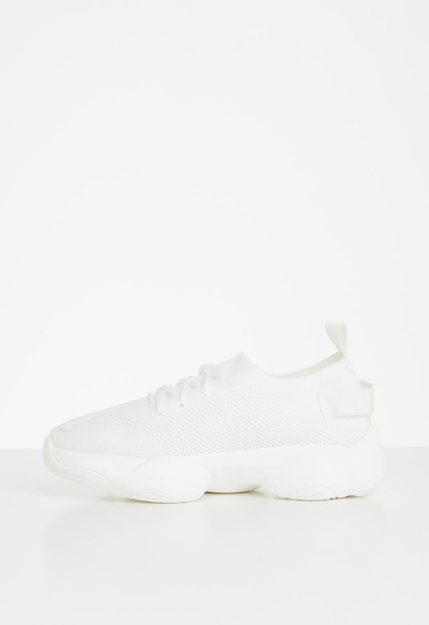 Rebel Republic - Girls sock sneaker - white