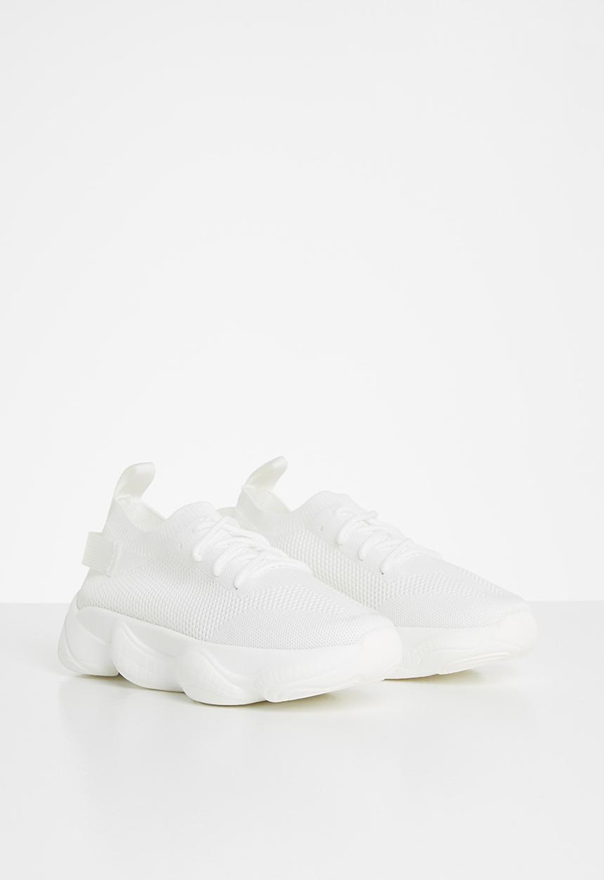 Rebel Republic - Girls sock sneaker - white
