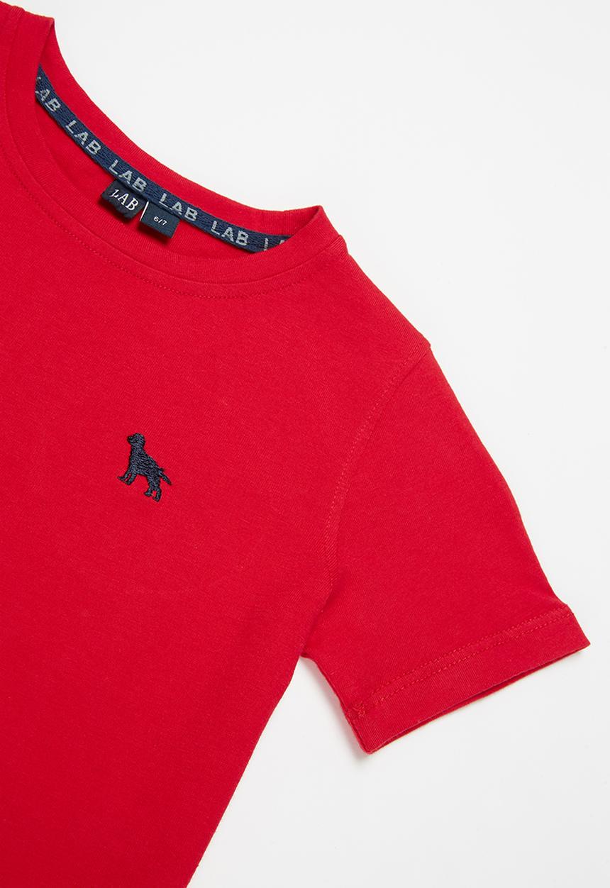 LAB - Boys short sleeve tee - red