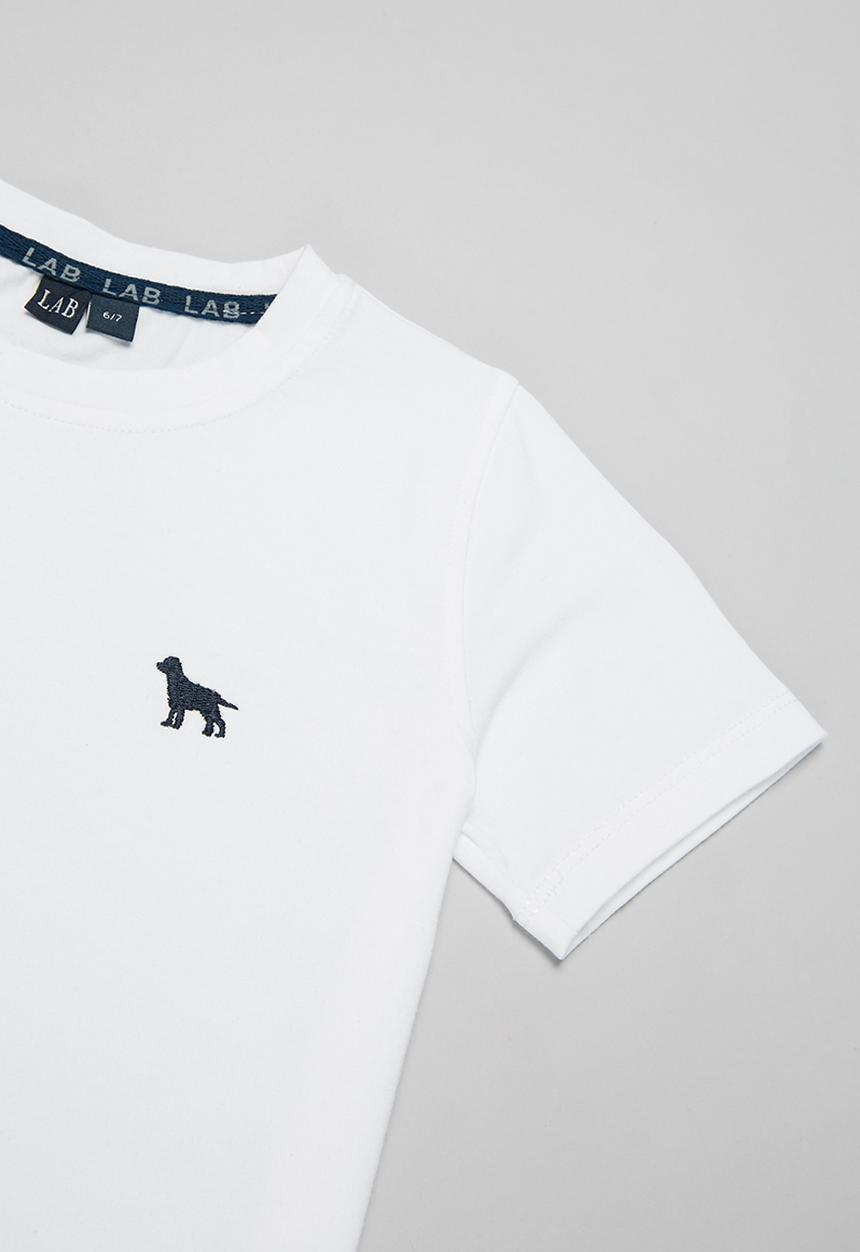 LAB - Boys short sleeve tee - white