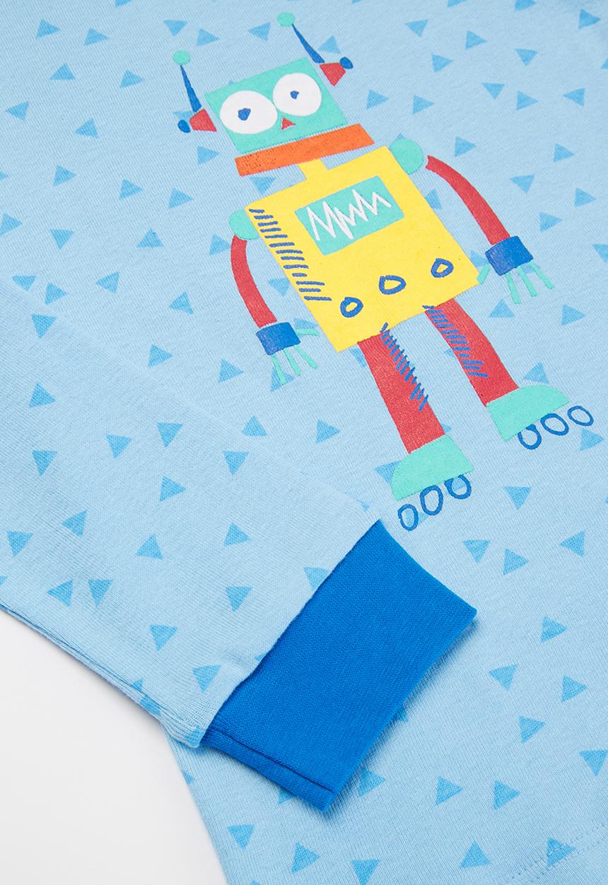MINOTI - Boys robot pyjama set - blue