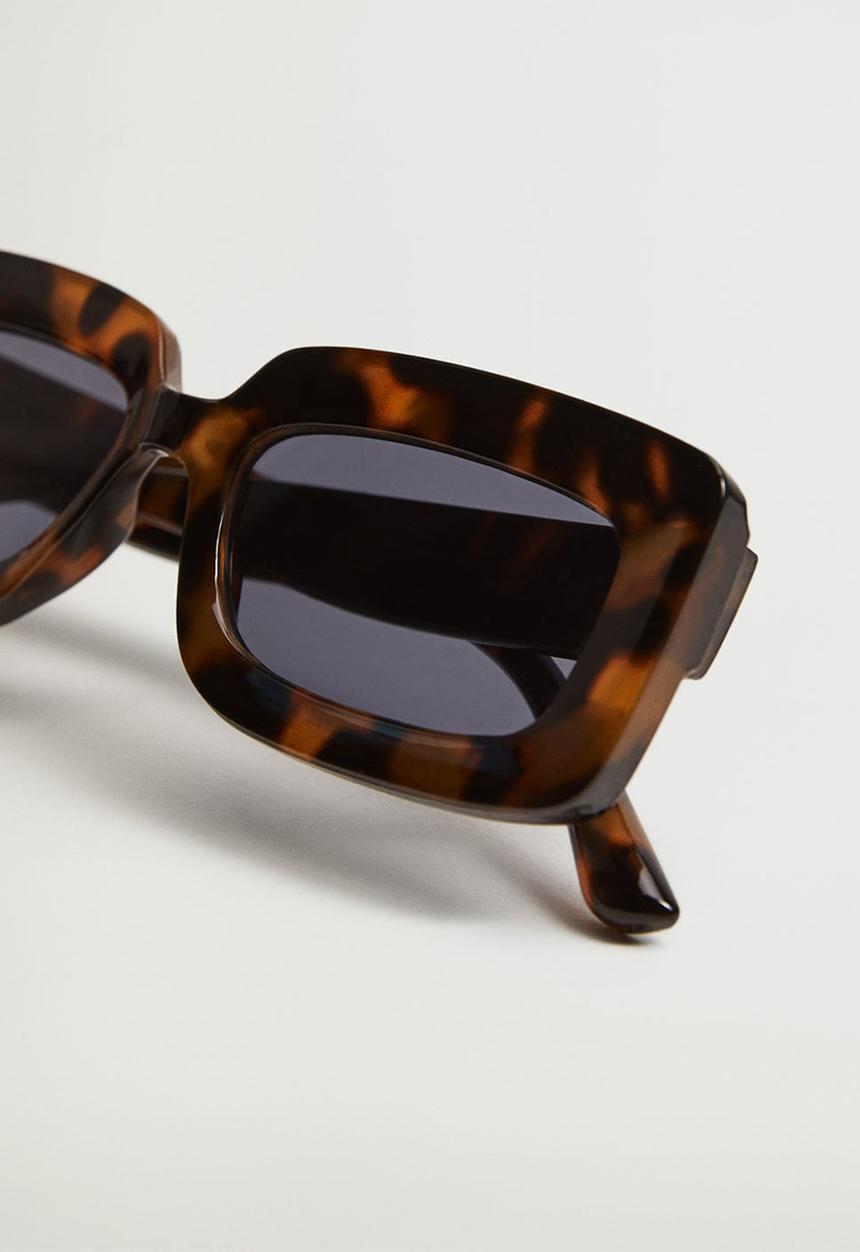 MANGO - Retro style sunglasses - chocolate