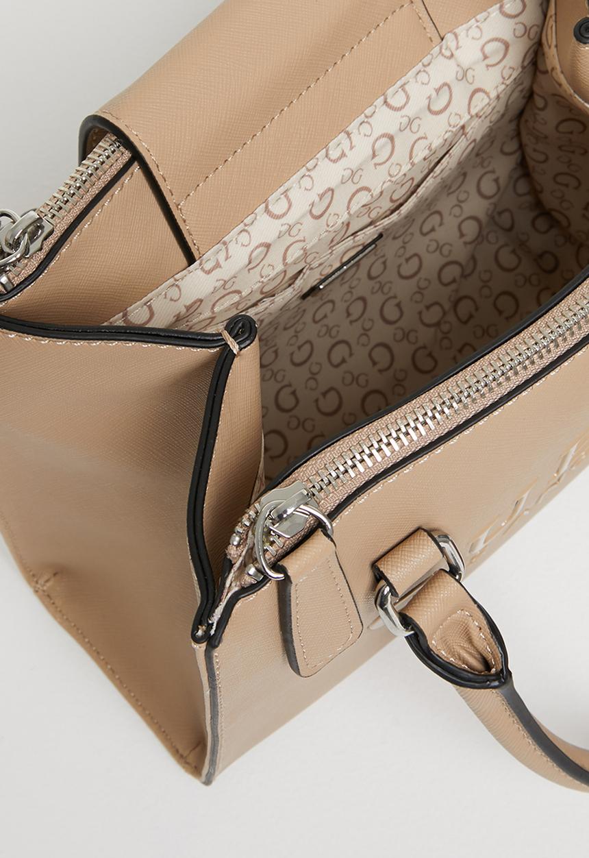 GUESS - Rodney satchel - caramel