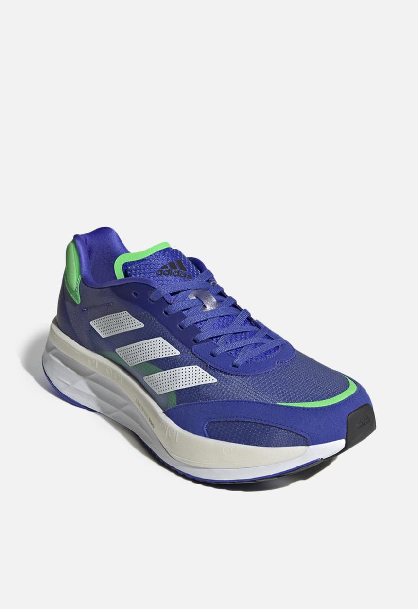 adidas Performance - Adizero boston 10 m - sonic ink/ftwr white/screaming green