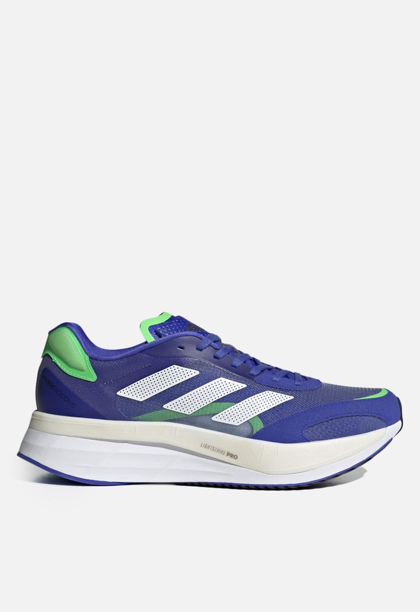 adidas Performance - Adizero boston 10 m - sonic ink/ftwr white/screaming green