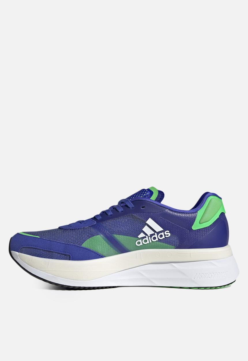 adidas Performance - Adizero boston 10 m - sonic ink/ftwr white/screaming green