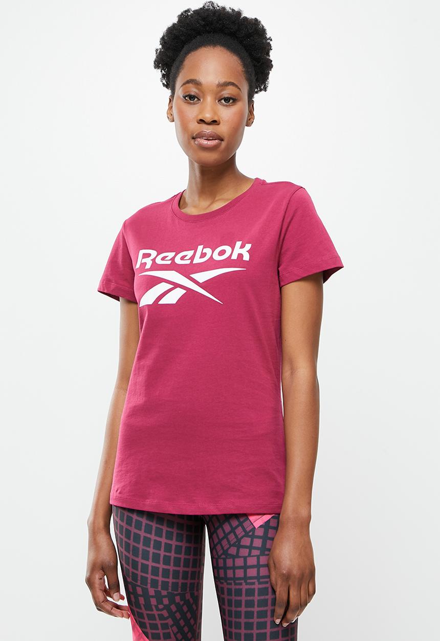 Reebok - Bl short sleeve tee - burgundy 