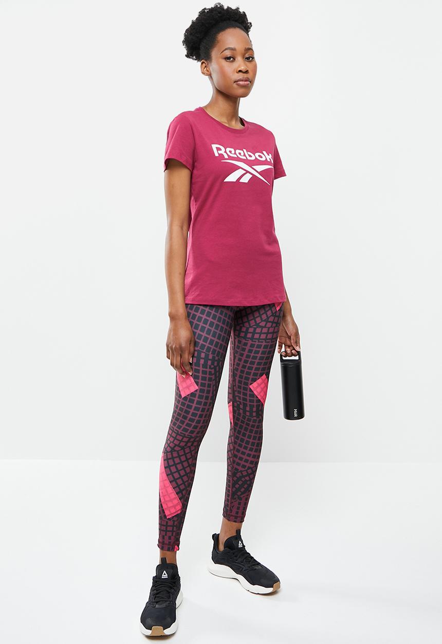 Reebok - Bl short sleeve tee - burgundy 