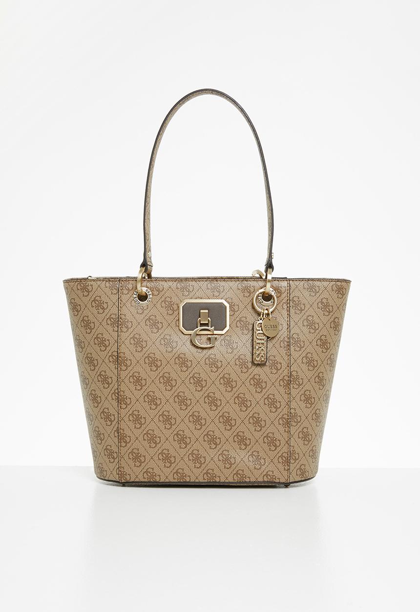 GUESS - Noelle small elite tote - latte