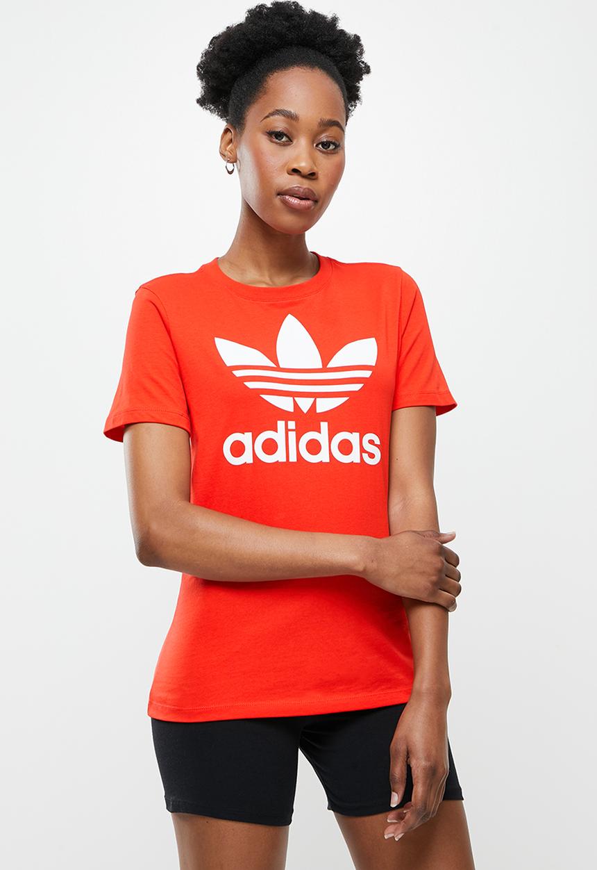 adidas Originals - Trefoil short sleeve tee - red