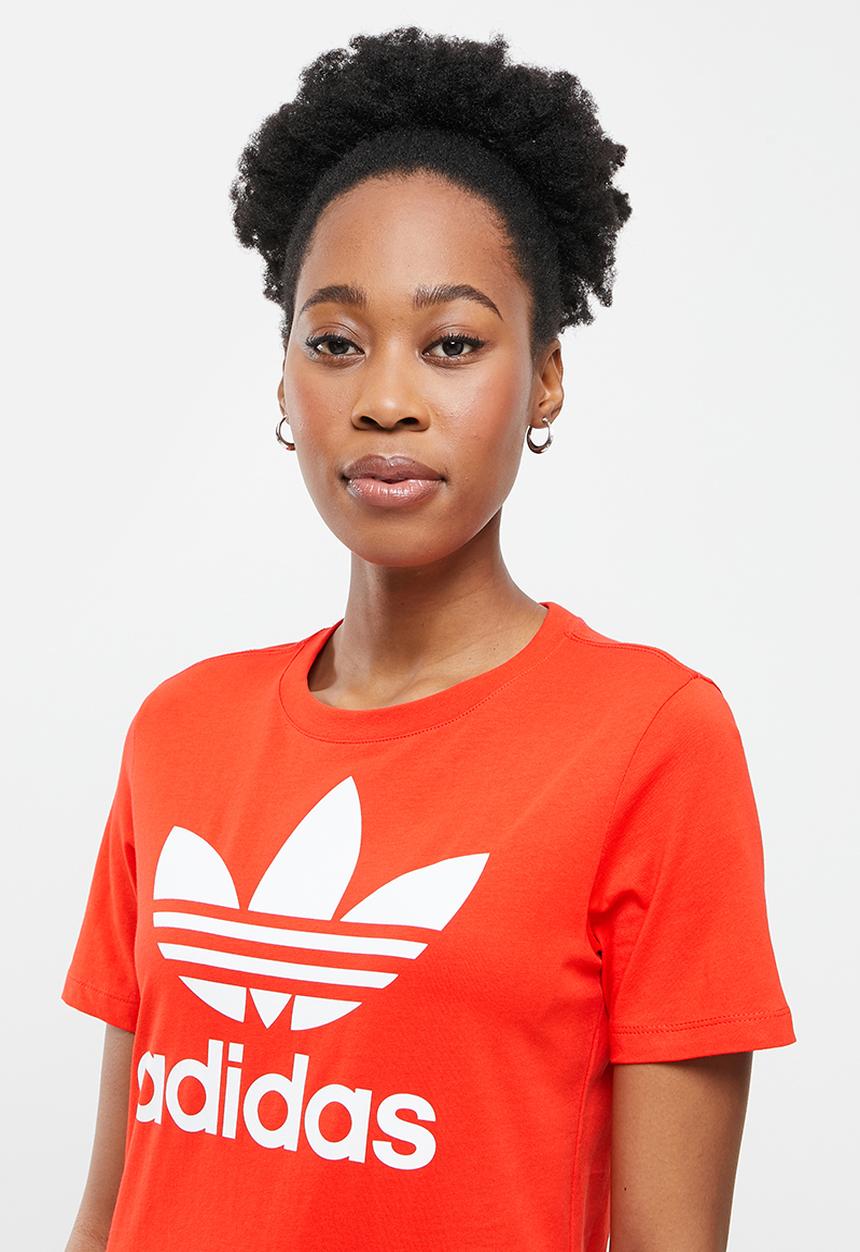 adidas Originals - Trefoil short sleeve tee - red