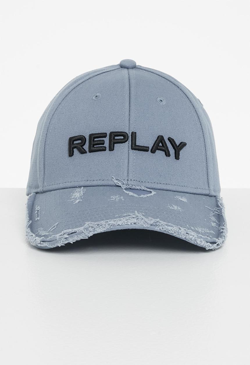 Replay - Embossed peak cap - blue