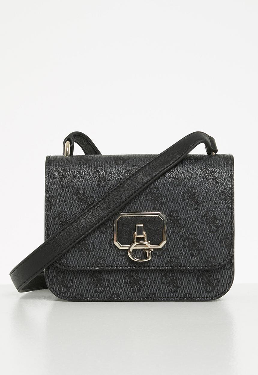 GUESS - Noelle mini crossbody flap - coal