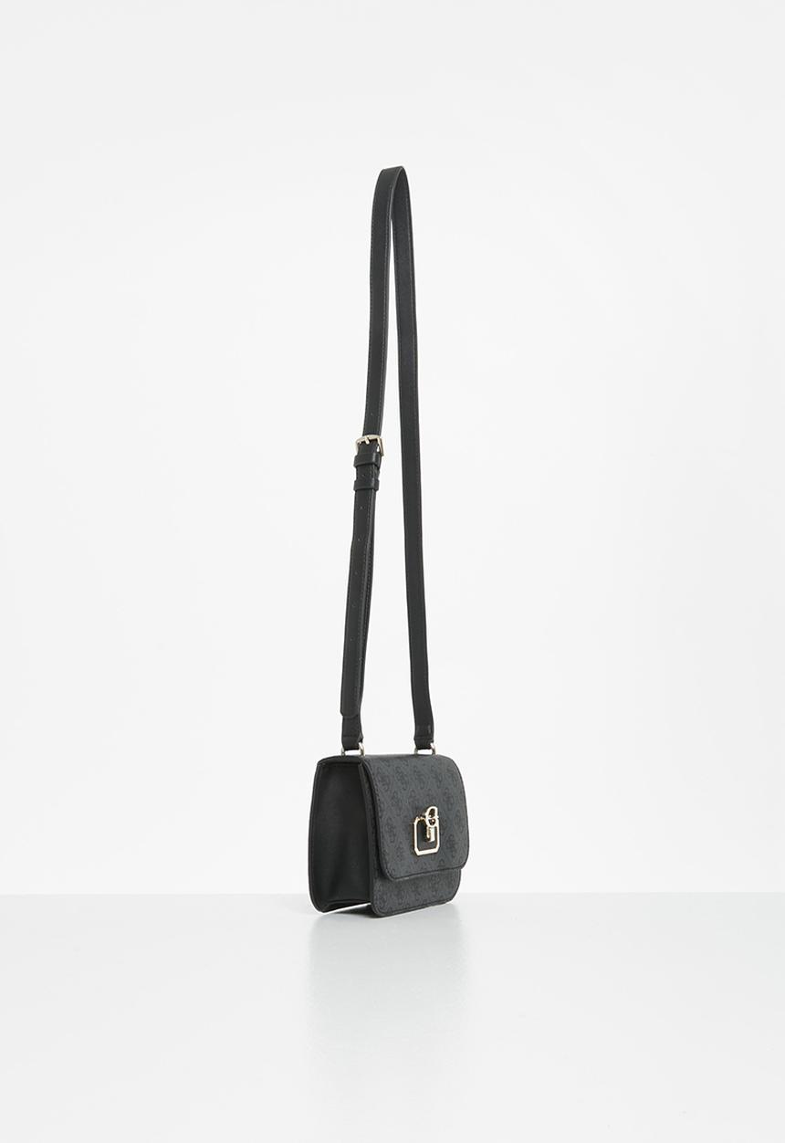 GUESS - Noelle mini crossbody flap - coal