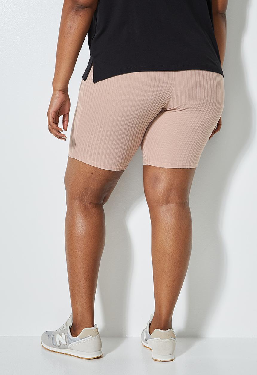 Superbalist - Rib cycle shorts - neutral