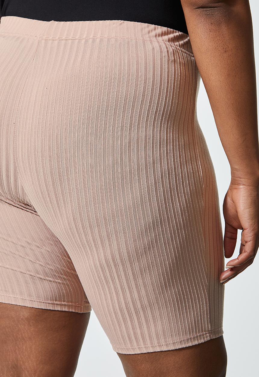 Superbalist - Rib cycle shorts - neutral