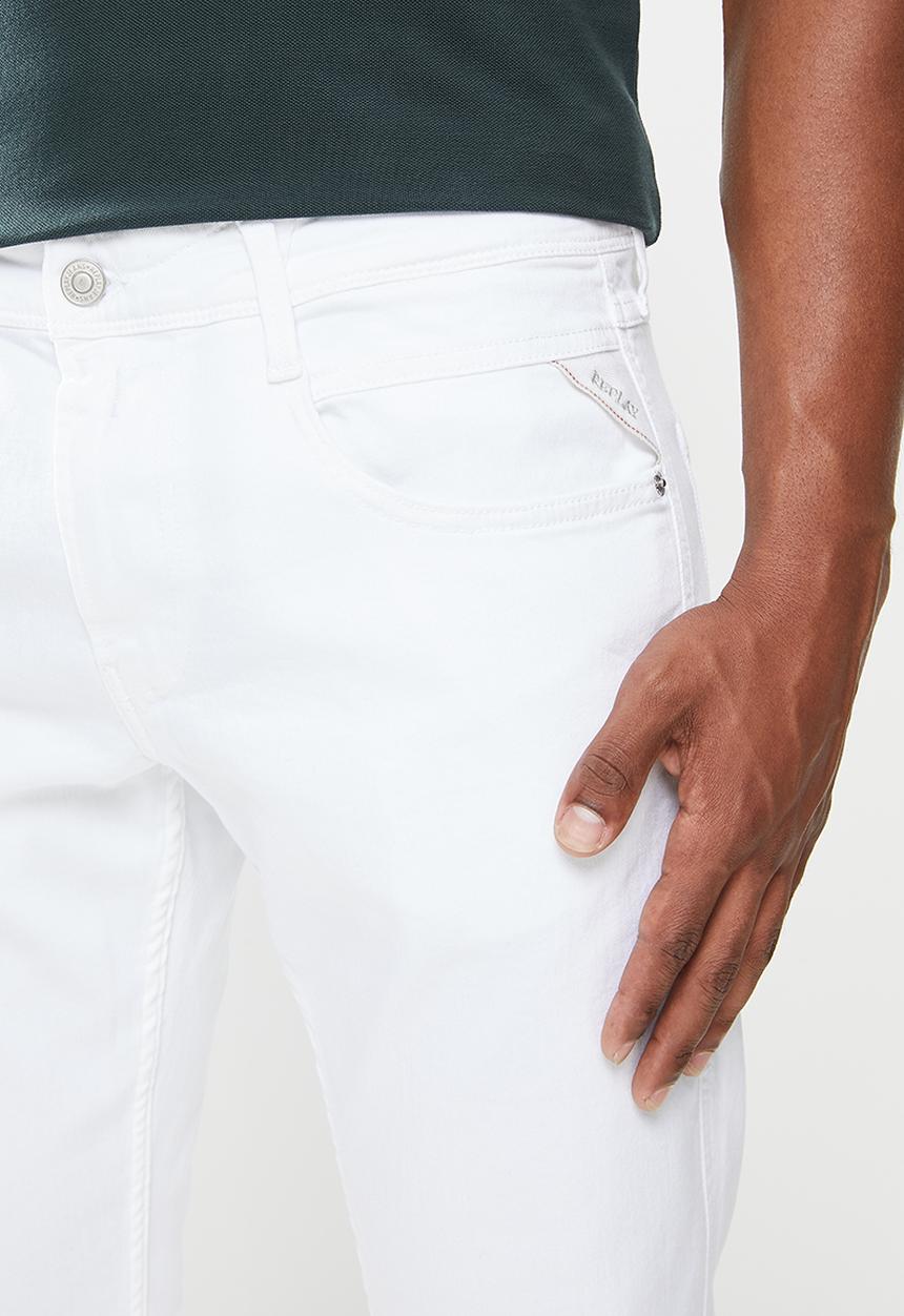 Replay - Anbass slim jeans - white