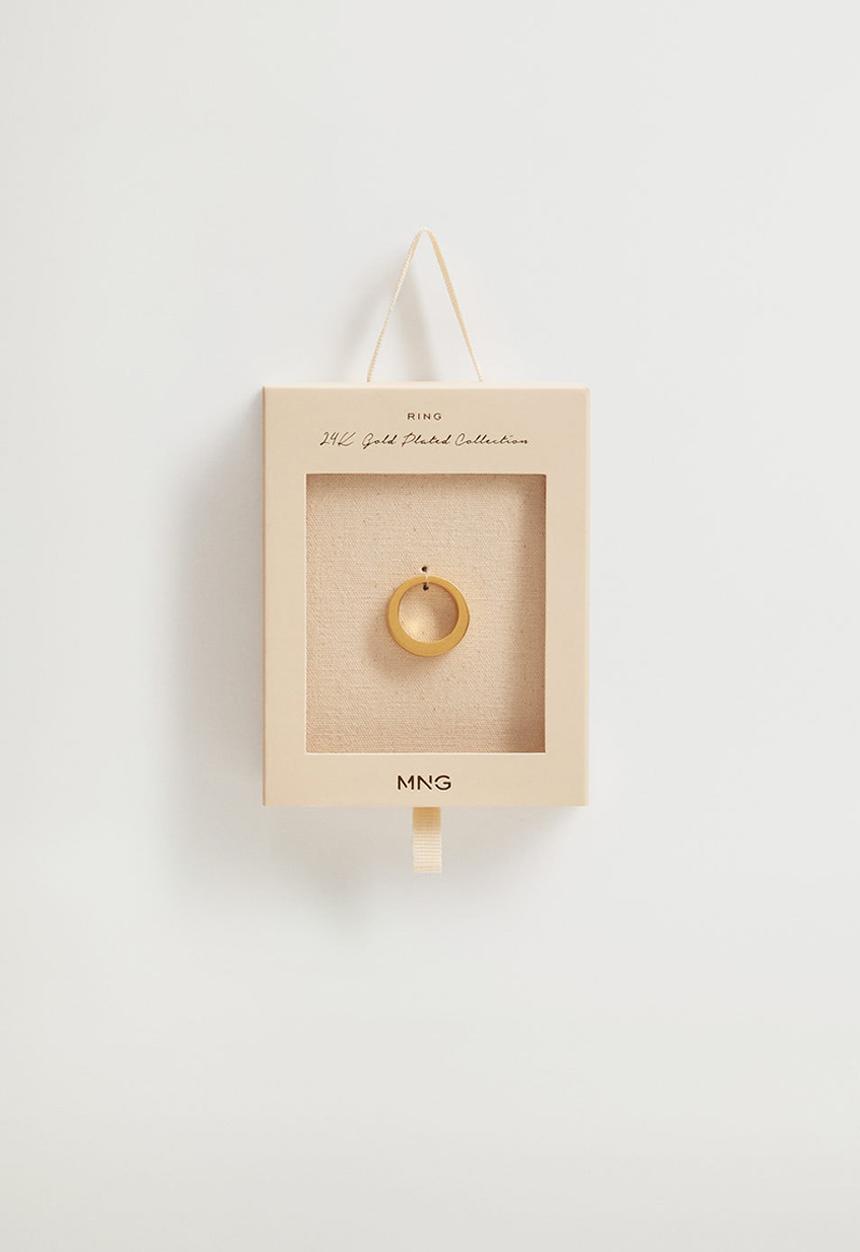 MANGO - Asymmetric ring - gold