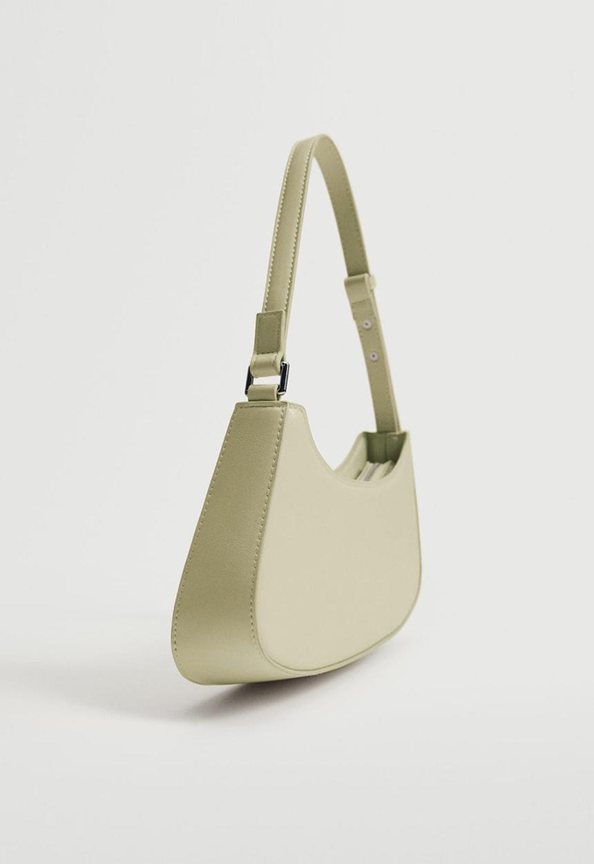 MANGO - Baguette bag - green
