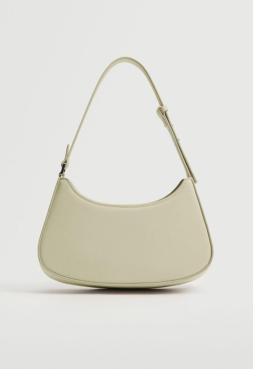 MANGO - Baguette bag - green