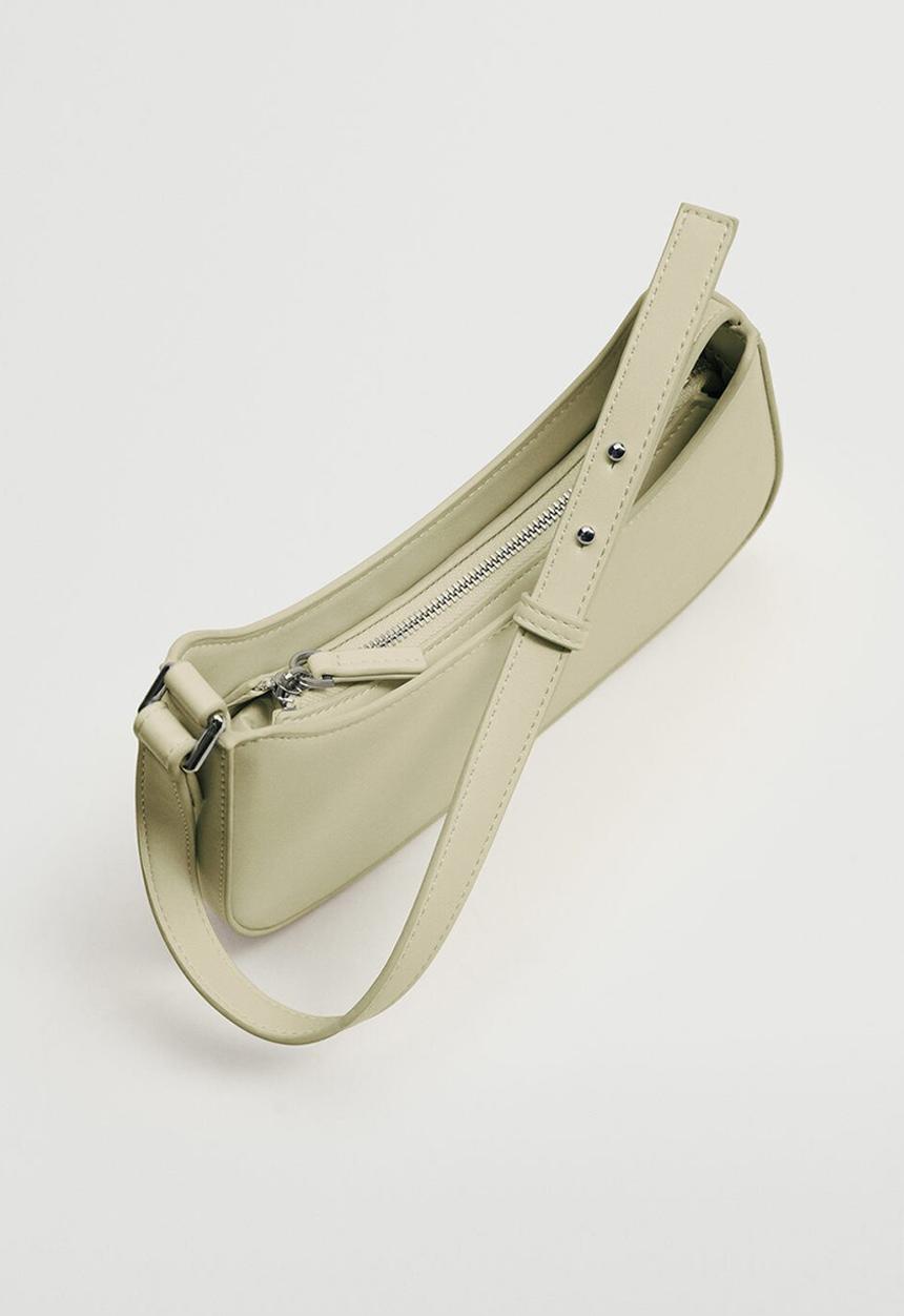 MANGO - Baguette bag - green