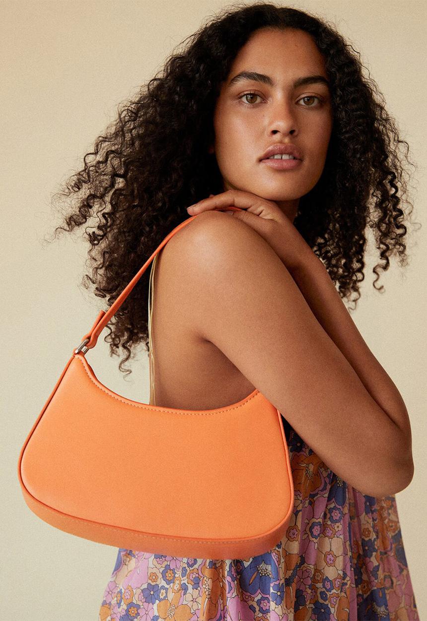 MANGO - Baguette bag - orange