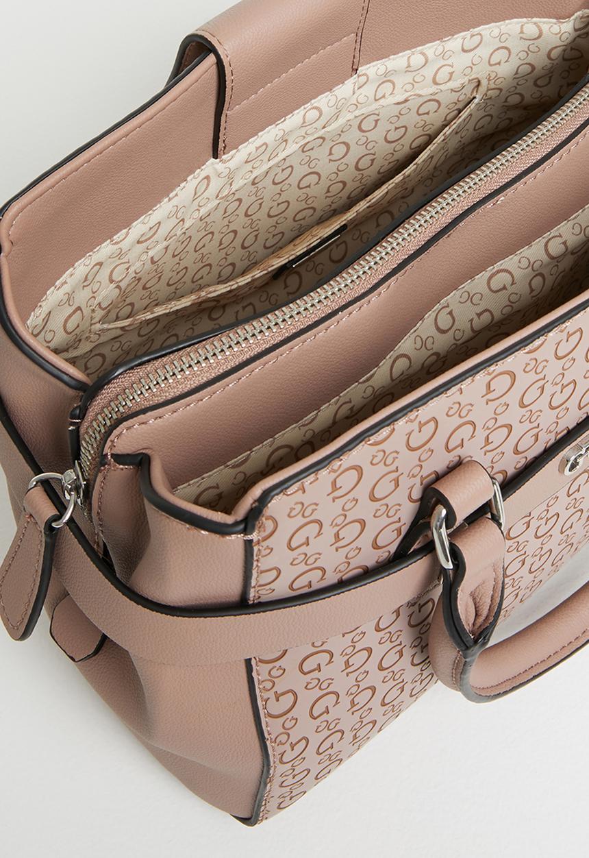 GUESS - Amana small satchel - dusty pink