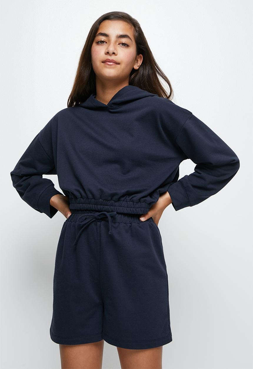 Superbalist - Hoodie and short set - navy