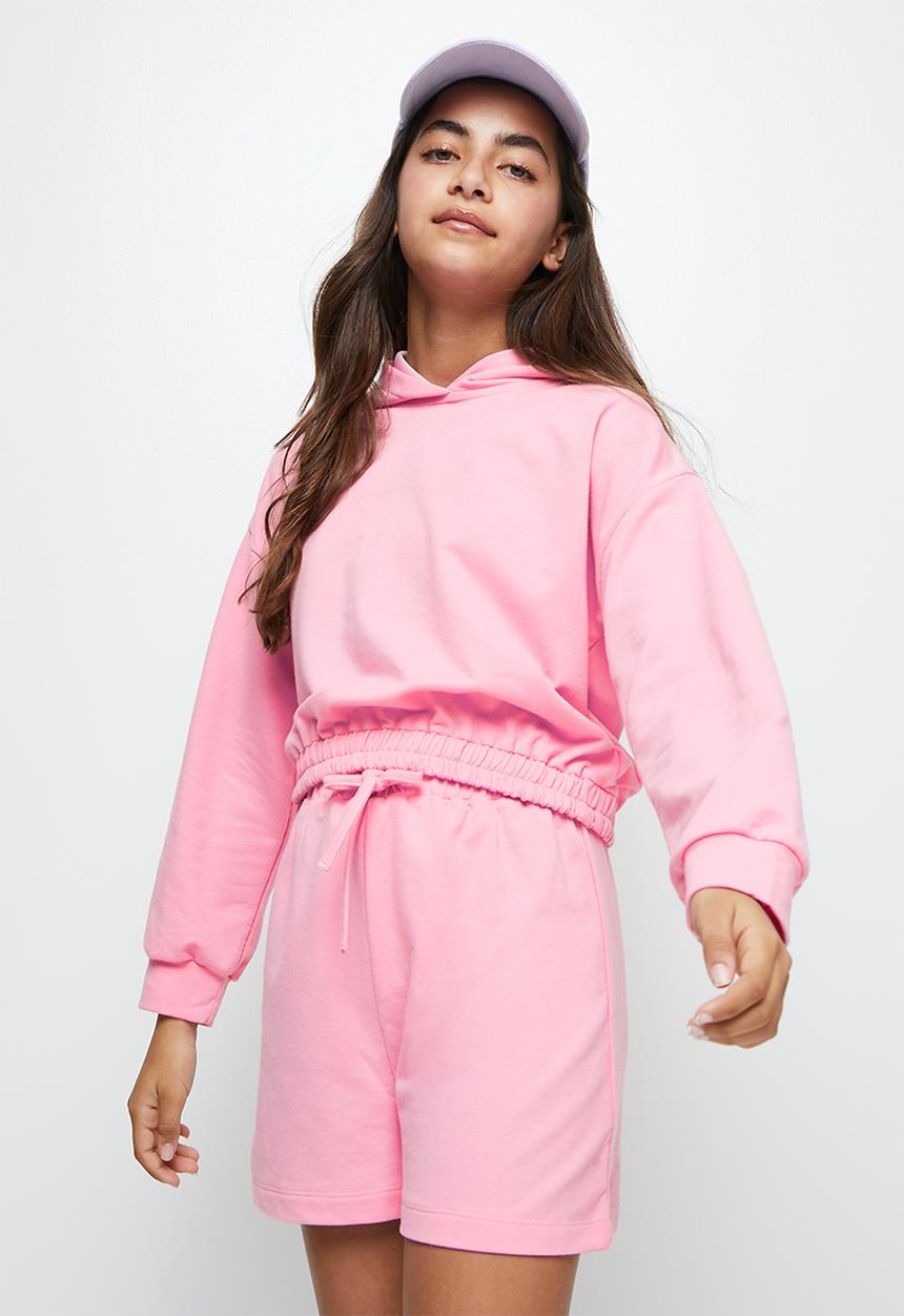 Superbalist - Hoodie and short set - pink